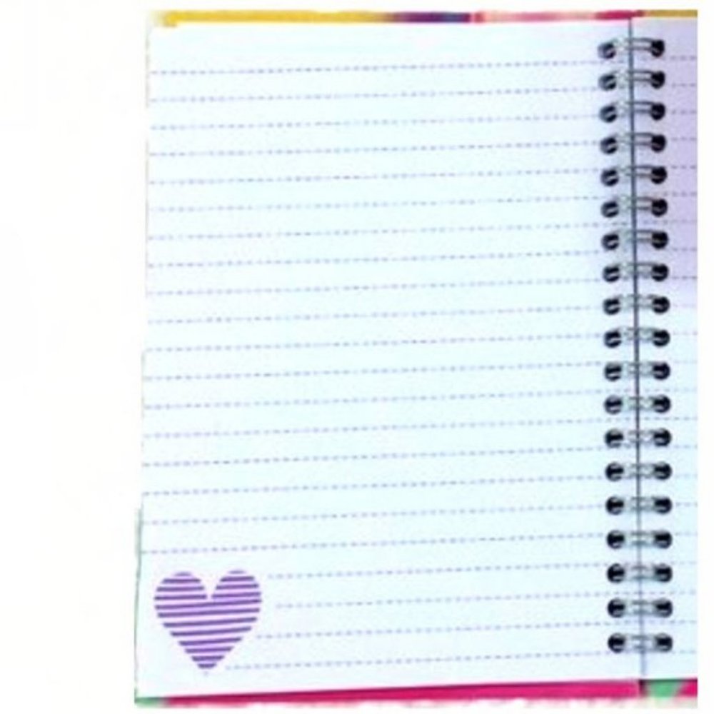 Colorful Hearts Notebook - Picture 3 of 3